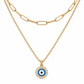 Evil Eye Layered Necklace