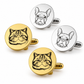 Pet Customized Cufflinks Stainless Steel Waterproof