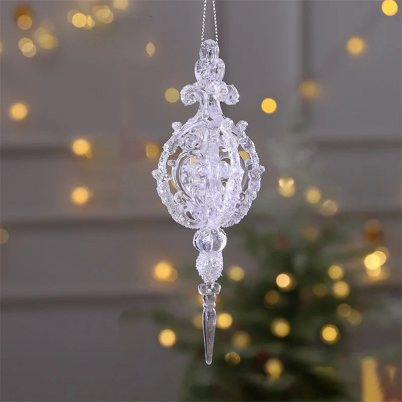 ICE Drop Ornaments Crystal Christmas Tree