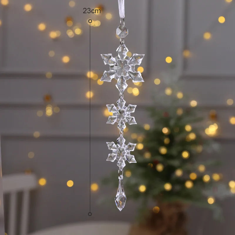 ICE Drop Ornaments Crystal Christmas Tree